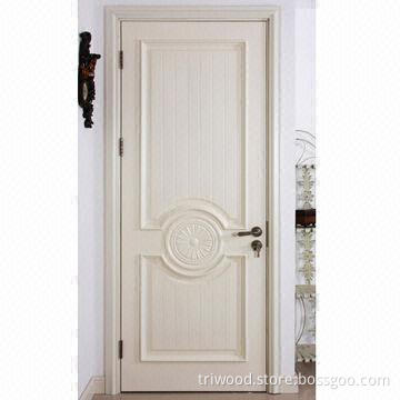 Exquisite Interior Composite Wood Door with Natural Wood Veneer and Environment-friendly Painting